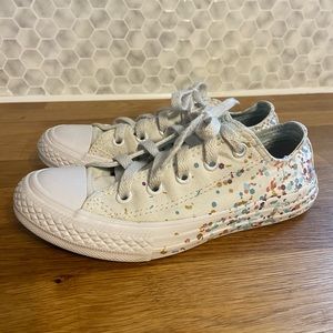 Converse Confetti Low Tops | Kids size 13